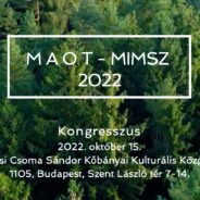 MAOT – MIMSZ 2022 kongresszus